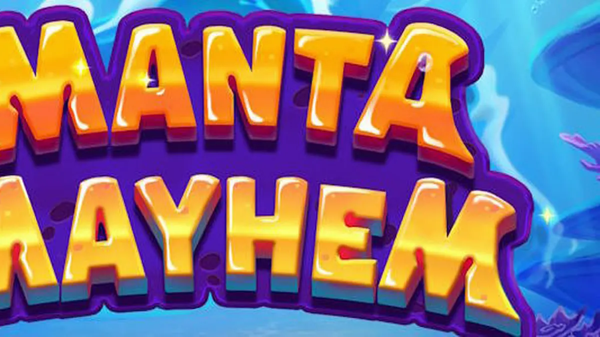 Makulay na underwater theme ng Manta Mayhem slot